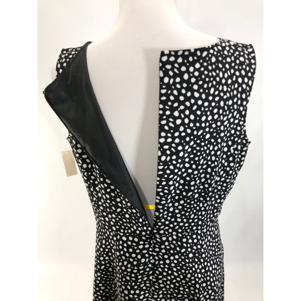 Talbots Women's Polka Dot Casual Dress Zipper - Picture 5 of 7